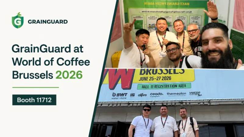 GrainGuard ansluter till den globala kaffegemenskapen på World of Coffee Brussels 2026