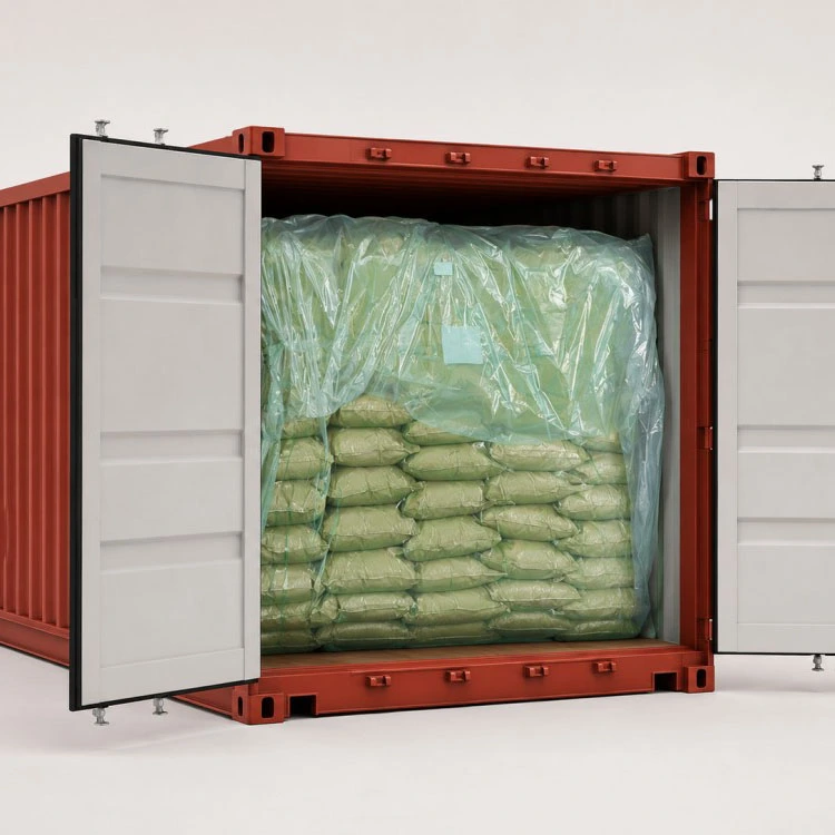 Hermetisk Bulk Container Liner Grön kaffeböna